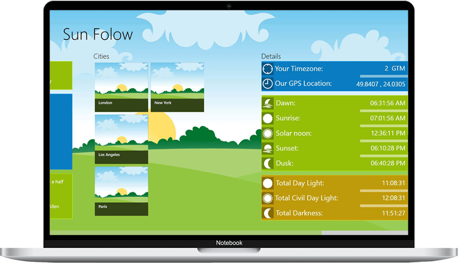 SunFollow Sun follow website